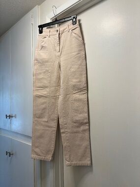 Wilfred Free cream colored carpenter pants - size 0